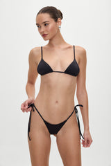Divine Skimpy Bikini Bottom - Black