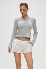 Kennedy Cotton Knit Sweater - New York