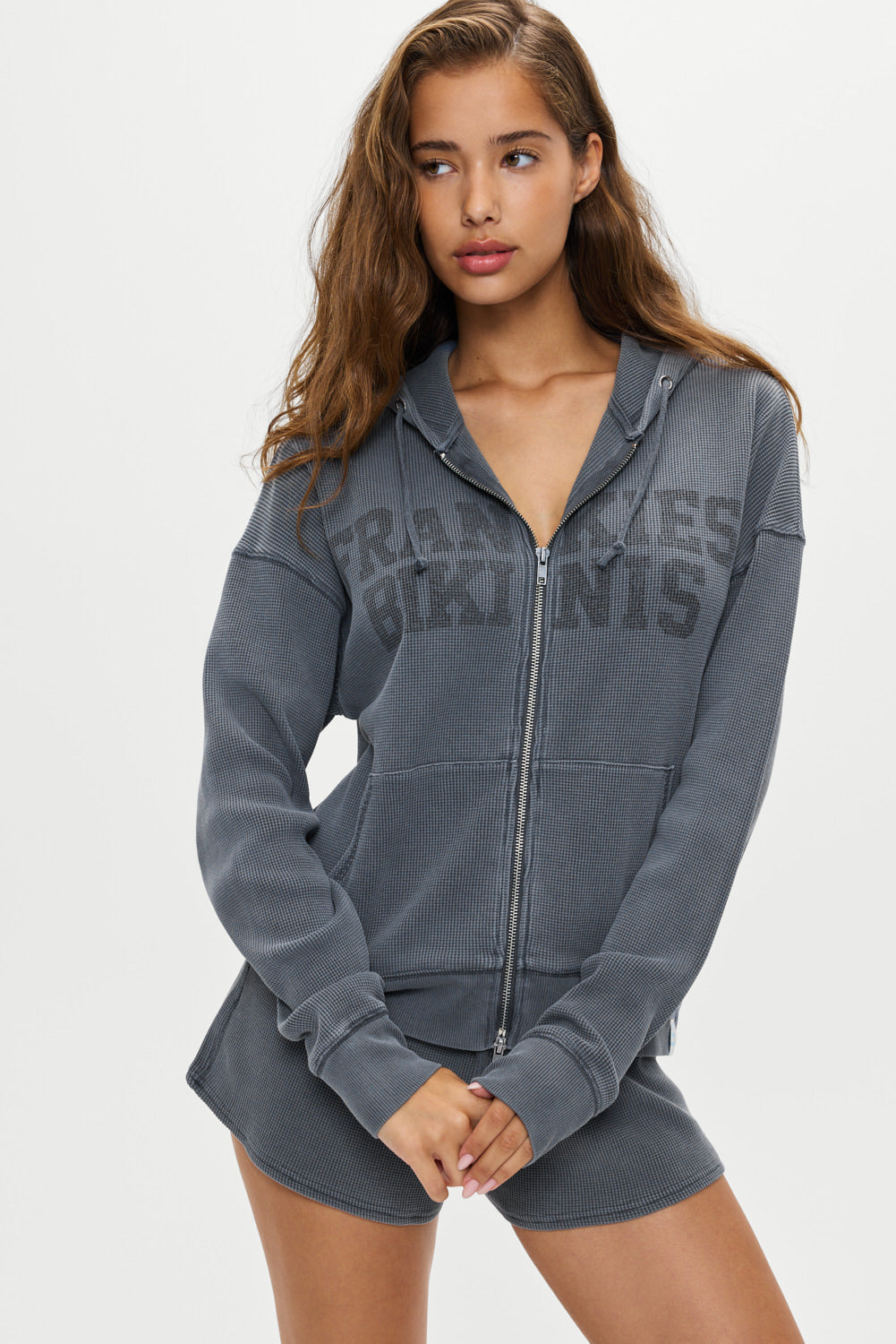 Weekend Thermal Hoodie - Shadow Blue