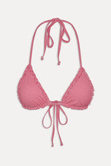 Nick Skimpy Triangle Bikini Top - Ladybug Gingham